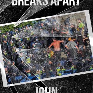 Protest clash with police in Australia book cover.
