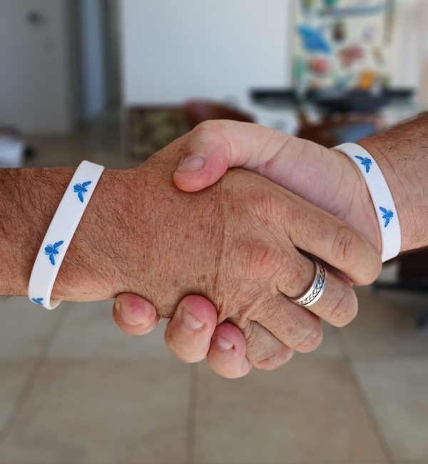 Bee Free Blue Bee wristbands 3 for $25 Postage included
