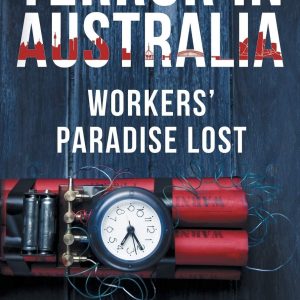 Book cover: Terror in Australia, explosive image