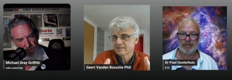 Geert Vanden Bossche PHD- is in the Cafe with Dr Oosterhuis and MGG