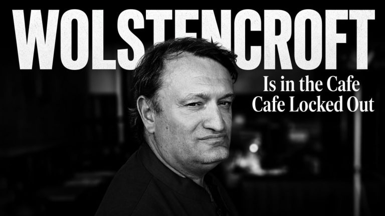 WOLSTRENCROFT is in the Cafe . . . Cafe Locked Out