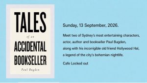 Tales of an Accidental Bookseller event advertisement